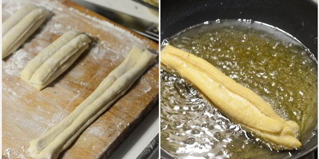 китайское жареное тесто