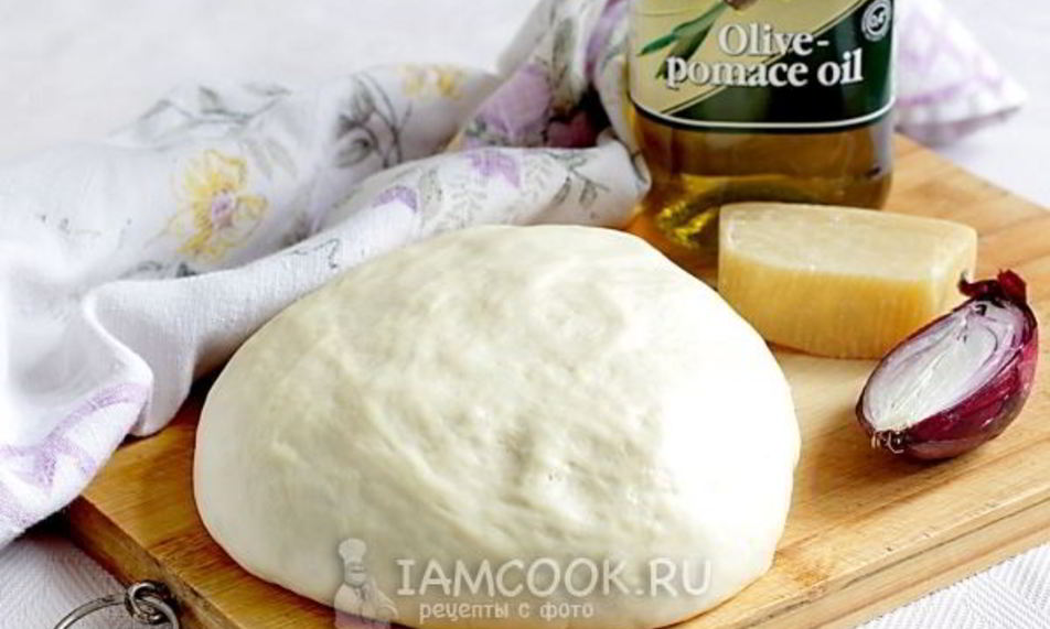 Рецепт классическое дрожжевое тесто для пиццы