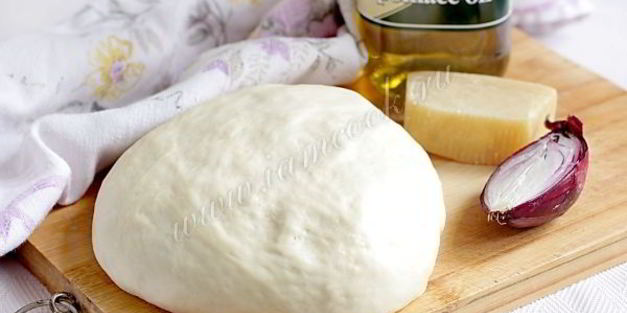 классическое дрожжевое тесто для пиццы