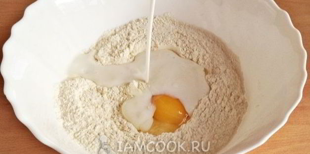 классическое тесто на кефире