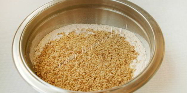 песочное ореховое тесто