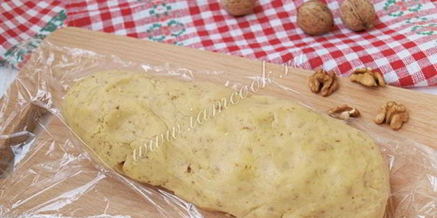 песочное ореховое тесто
