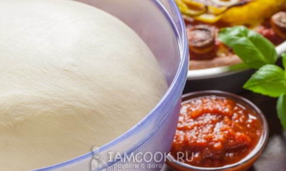 Рецепт пышное дрожжевое тесто для пиццы