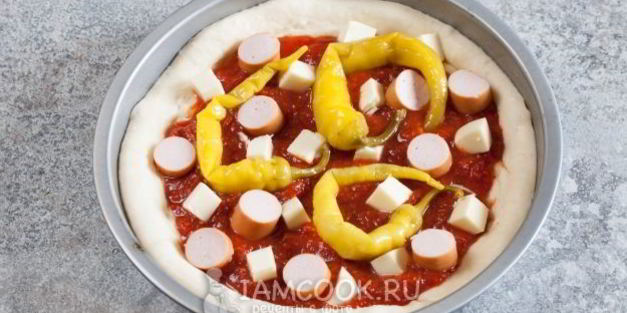 пышное дрожжевое тесто для пиццы