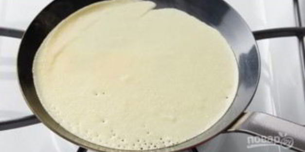 тесто для блинчиков с начинкой