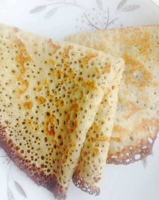 Тесто для блинов на кефире