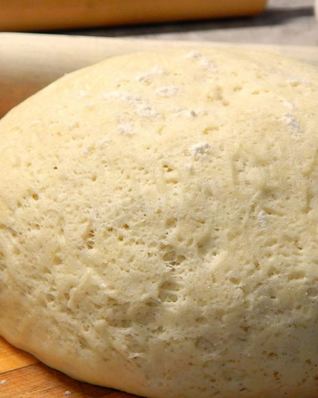 Тесто для пирогов на сухих дрожжах и воде