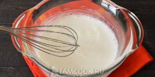 тесто для пиццы на кислом молоке