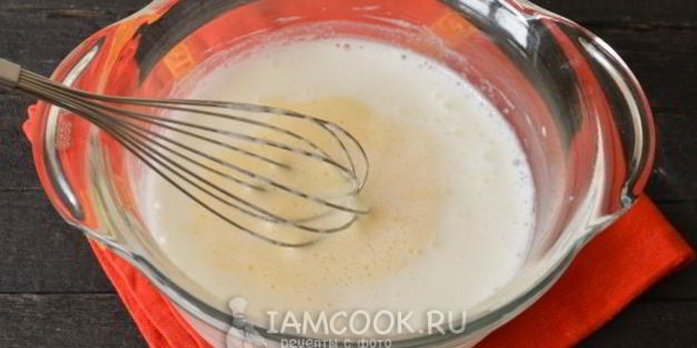 тесто для пиццы на кислом молоке