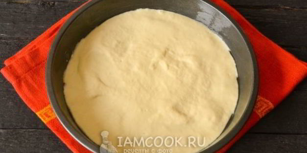 тесто для пиццы на кислом молоке