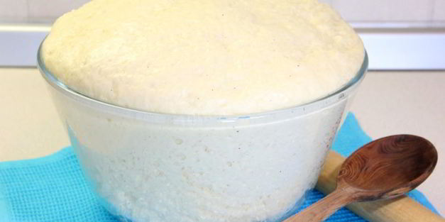 тесто для ватрушек на сухих дрожжах