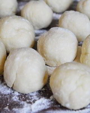 Творожное тесто для пончиков