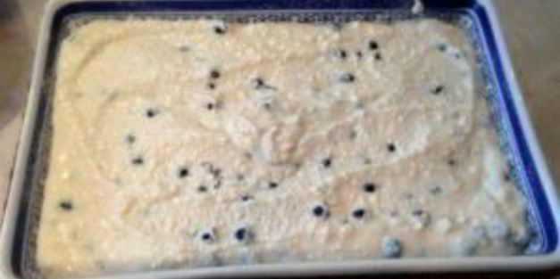 творожное тесто с ягодами