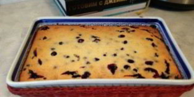 творожное тесто с ягодами