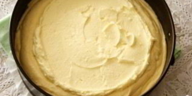 творожный пирог с бисквитным тестом