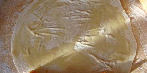 вытяжное тесто улитка с начинкой