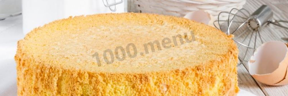 Бисквит классический в духовке