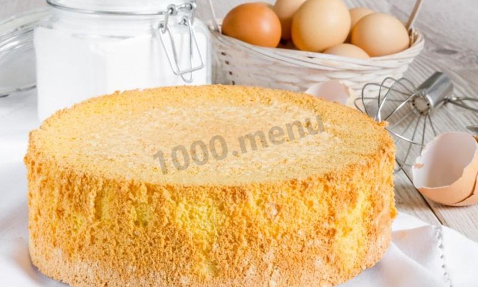 Рецепт бисквит классический в духовке