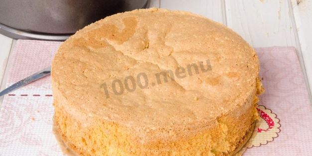 бисквит классический в духовке