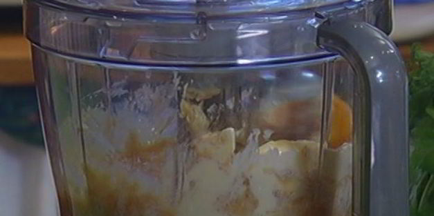 бисквит с манго и кокосом