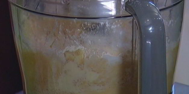 бисквит с манго и кокосом