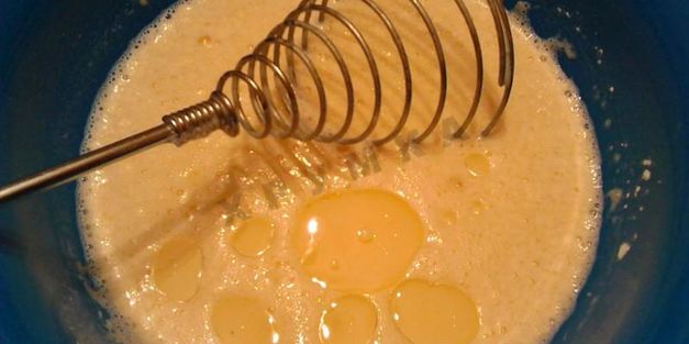 блинный торт с грибами и курицей