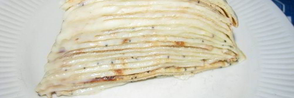 Блинный торт с заварным кремом