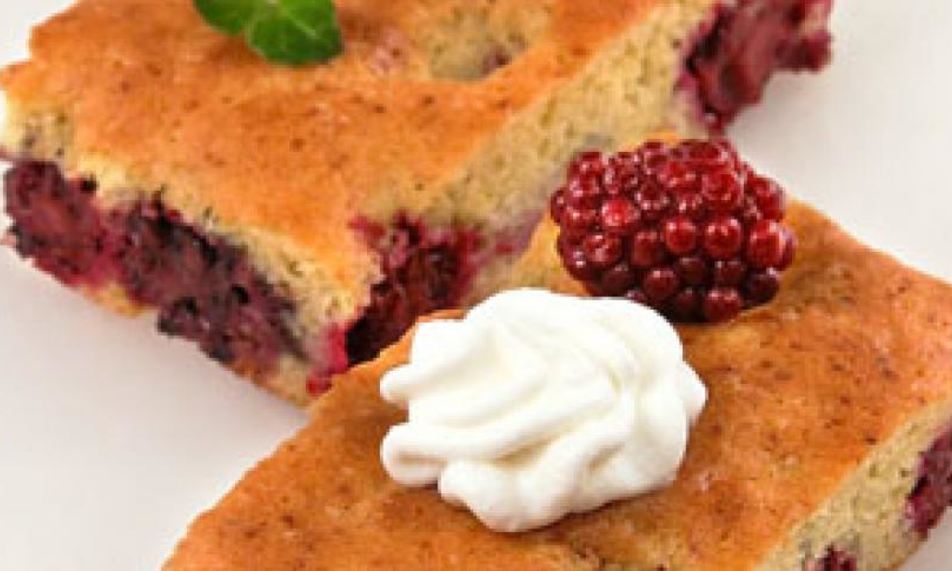 Рецепт ежевичный торт