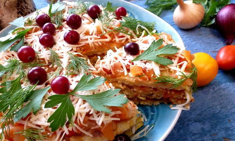 Рецепт кабачковый торт мозаика