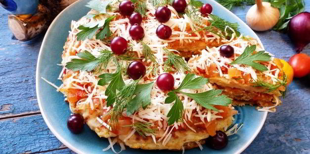 кабачковый торт мозаика