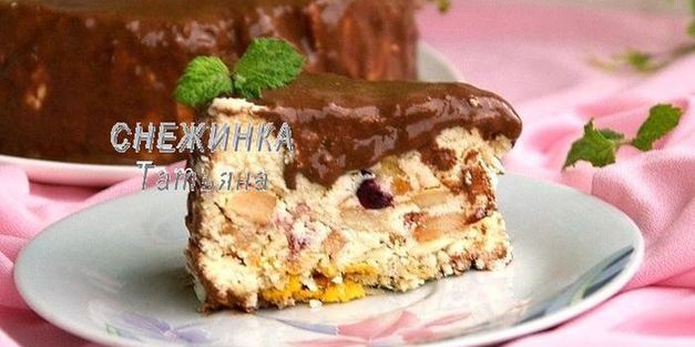 легкий и полезный творожный торт