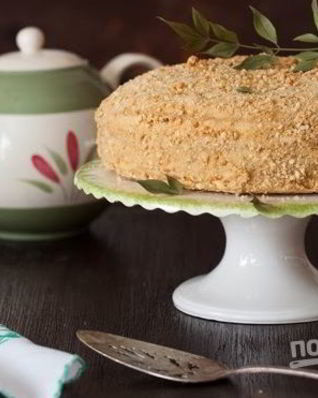 Медовик классический со сгущенкой