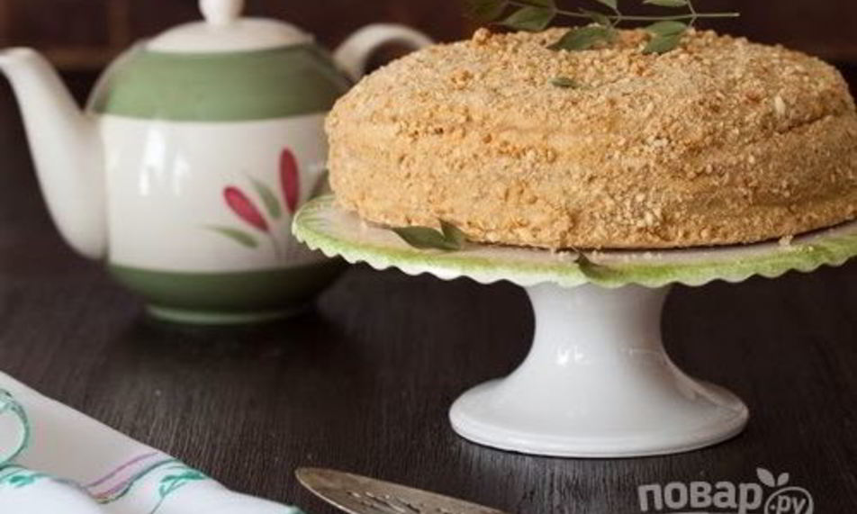 Рецепт медовик классический со сгущенкой