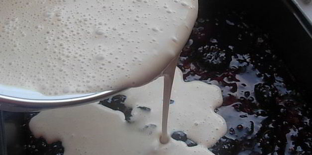 нежный ягодный торт