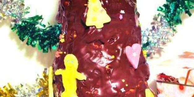 новогодний торт елка