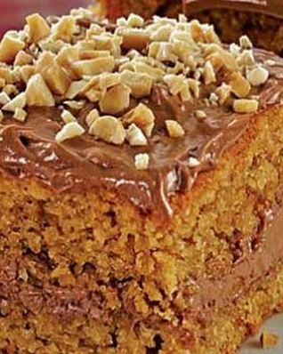 Очень быстрый ореховый торт без муки