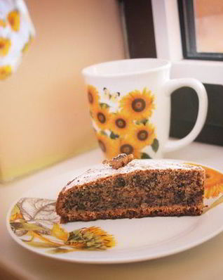 Ореховый пирог с ромовой эссенцией