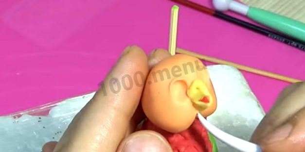 петух из мастики для торта