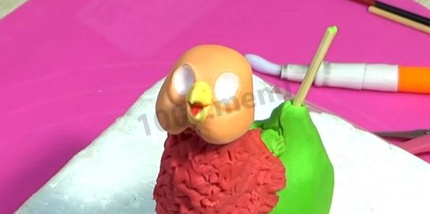 петух из мастики для торта