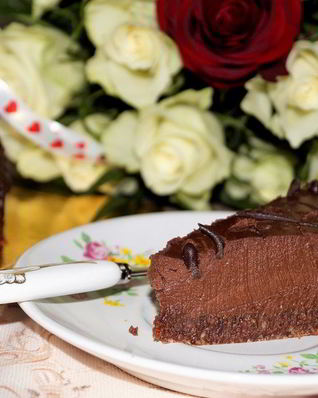 Постный шоколадный торт без масла