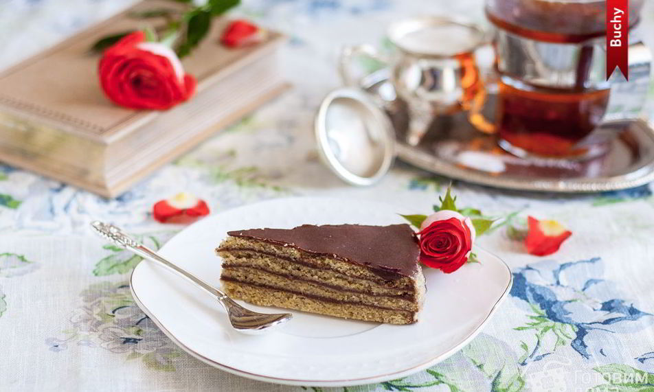 Рецепт постный торт с шоколадным кремом