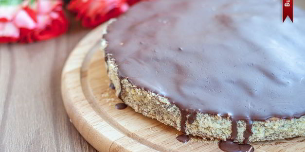 постный торт с шоколадным кремом