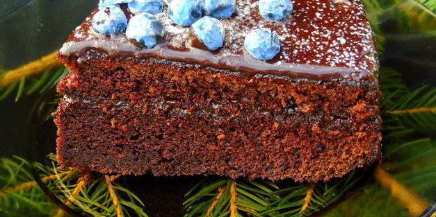 простой шоколадный торт