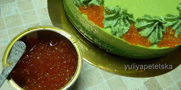 рыбный торт