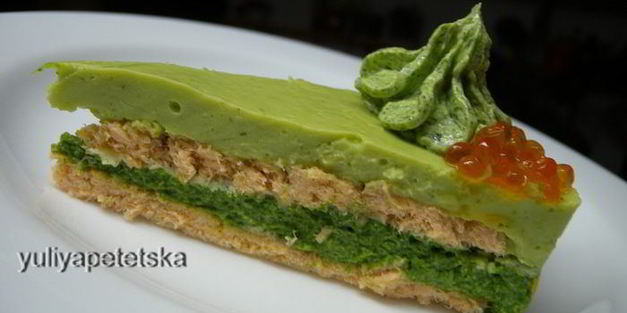 рыбный торт