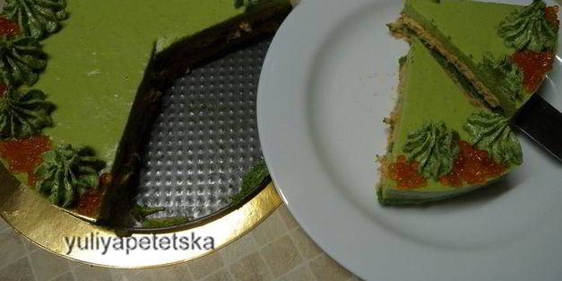 рыбный торт