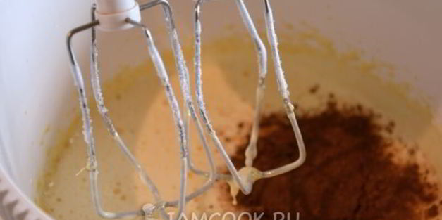 шоколадный бисквит с кофейным ликером