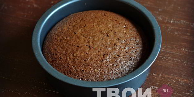 шоколадный бисквит