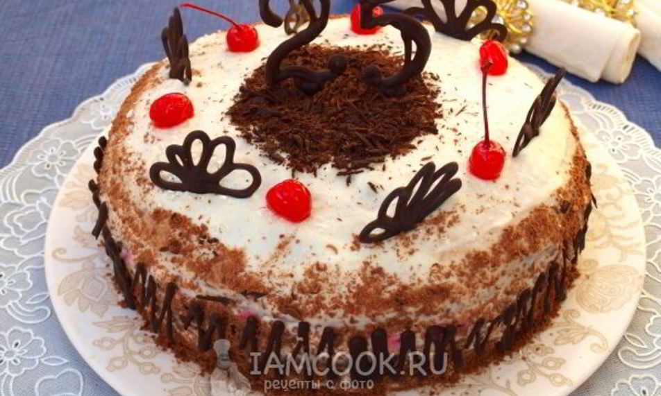 Рецепт торт черный лес