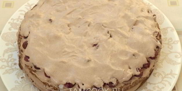 торт черный лес